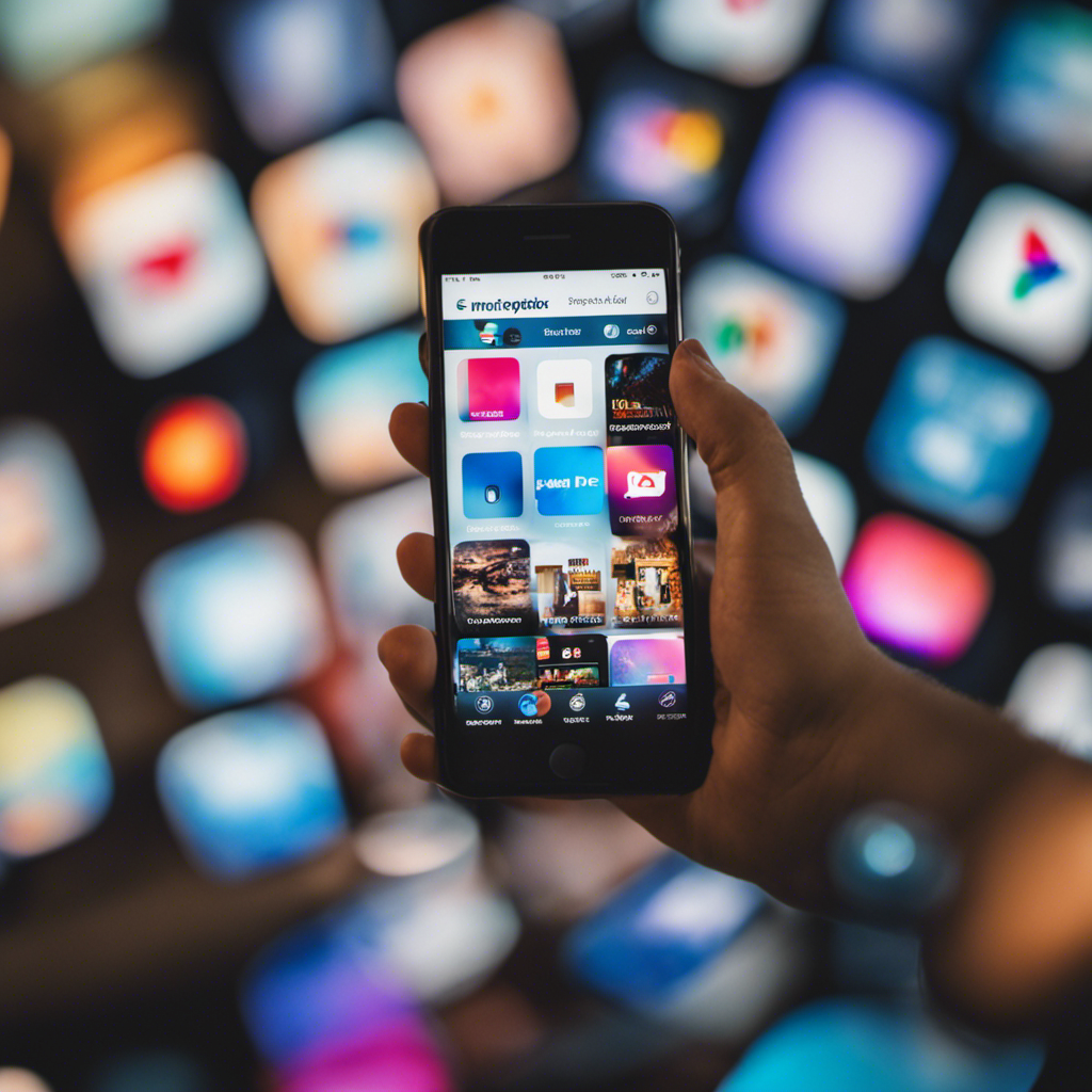 An image depicting a smartphone screen displaying popular apps for selling feet pictures