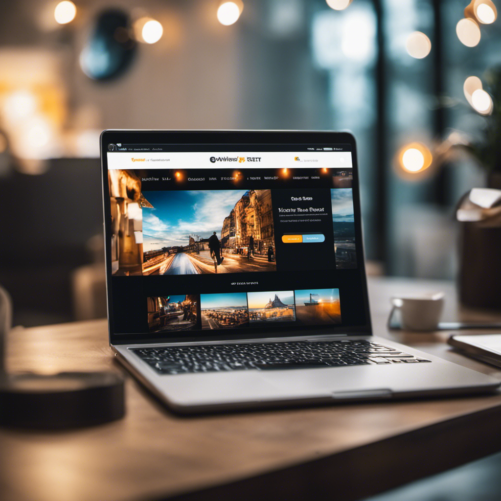 An image featuring a laptop displaying a secure website for selling feet pics