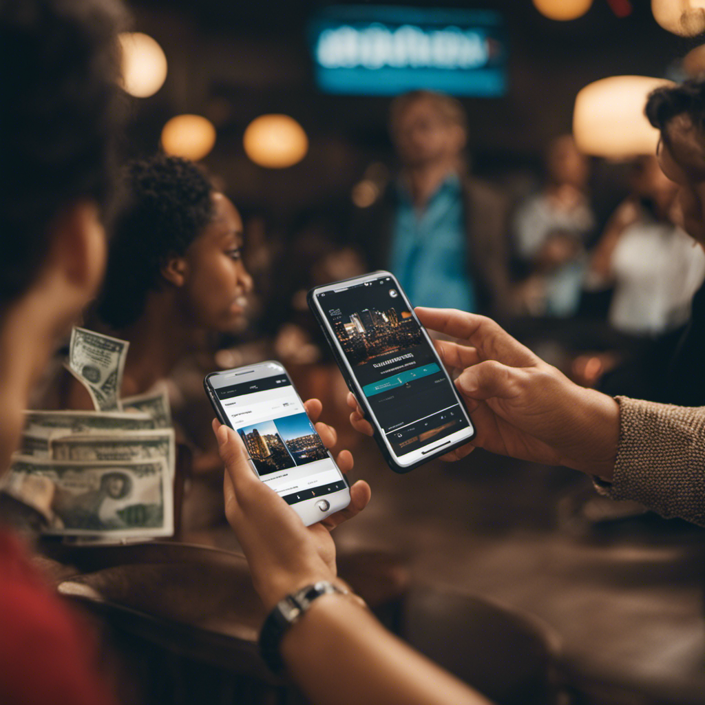 An image showcasing a diverse group of users engaging in various money-making activities on the KashKick app, such as taking surveys, watching videos, and completing offers, to demonstrate how to maximize earnings