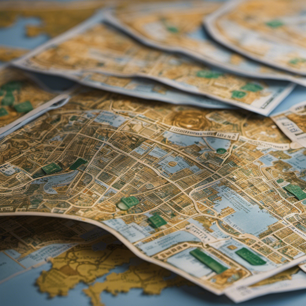 An image of a detailed money map, showcasing its impact on various aspects of life