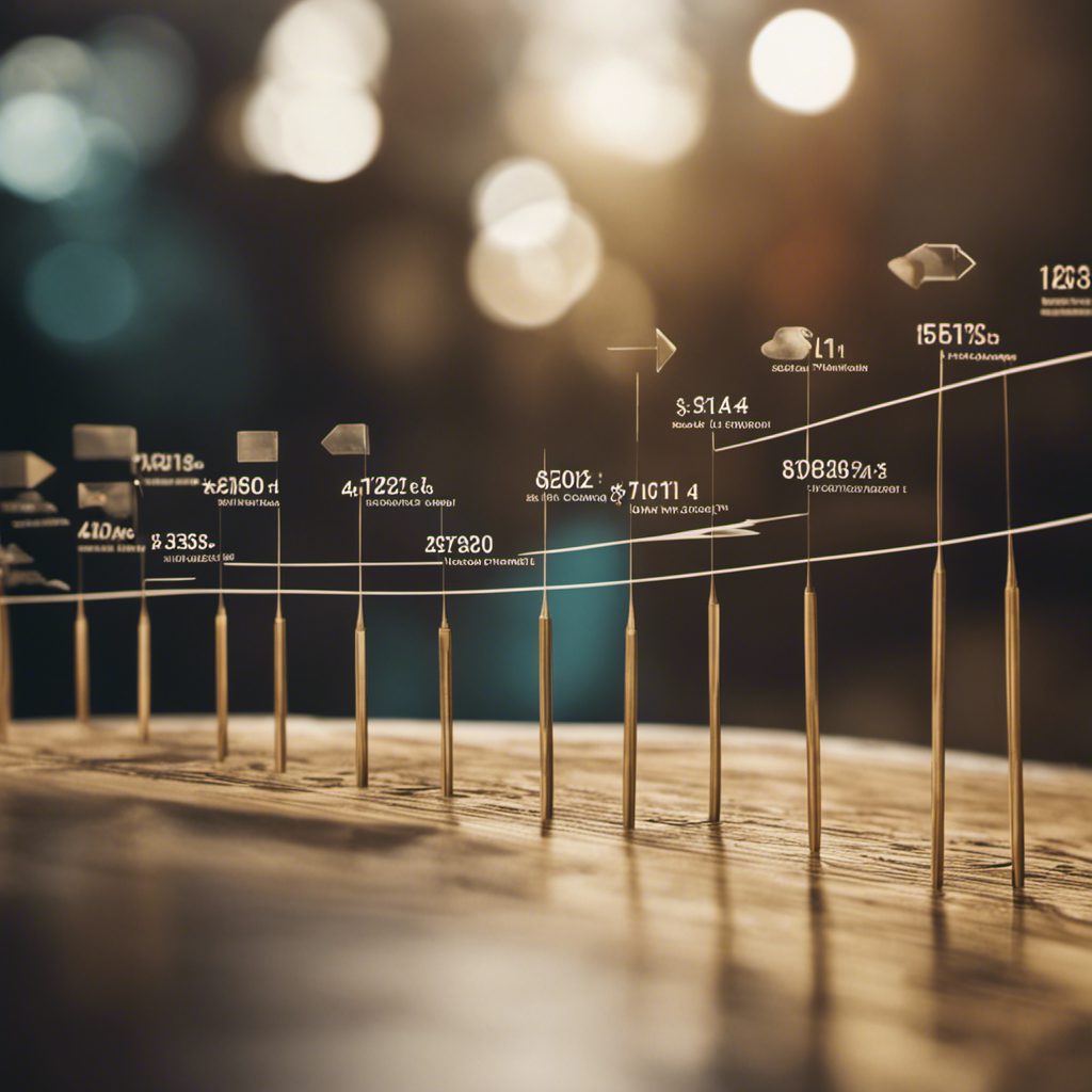 An image showcasing a timeline with labeled milestones, representing the chronological organization of your Money Map