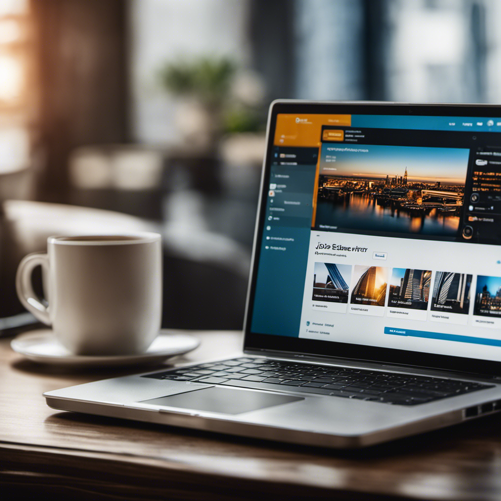 An image showcasing a laptop with a LinkedIn homepage open, displaying job search filters for data entry positions
