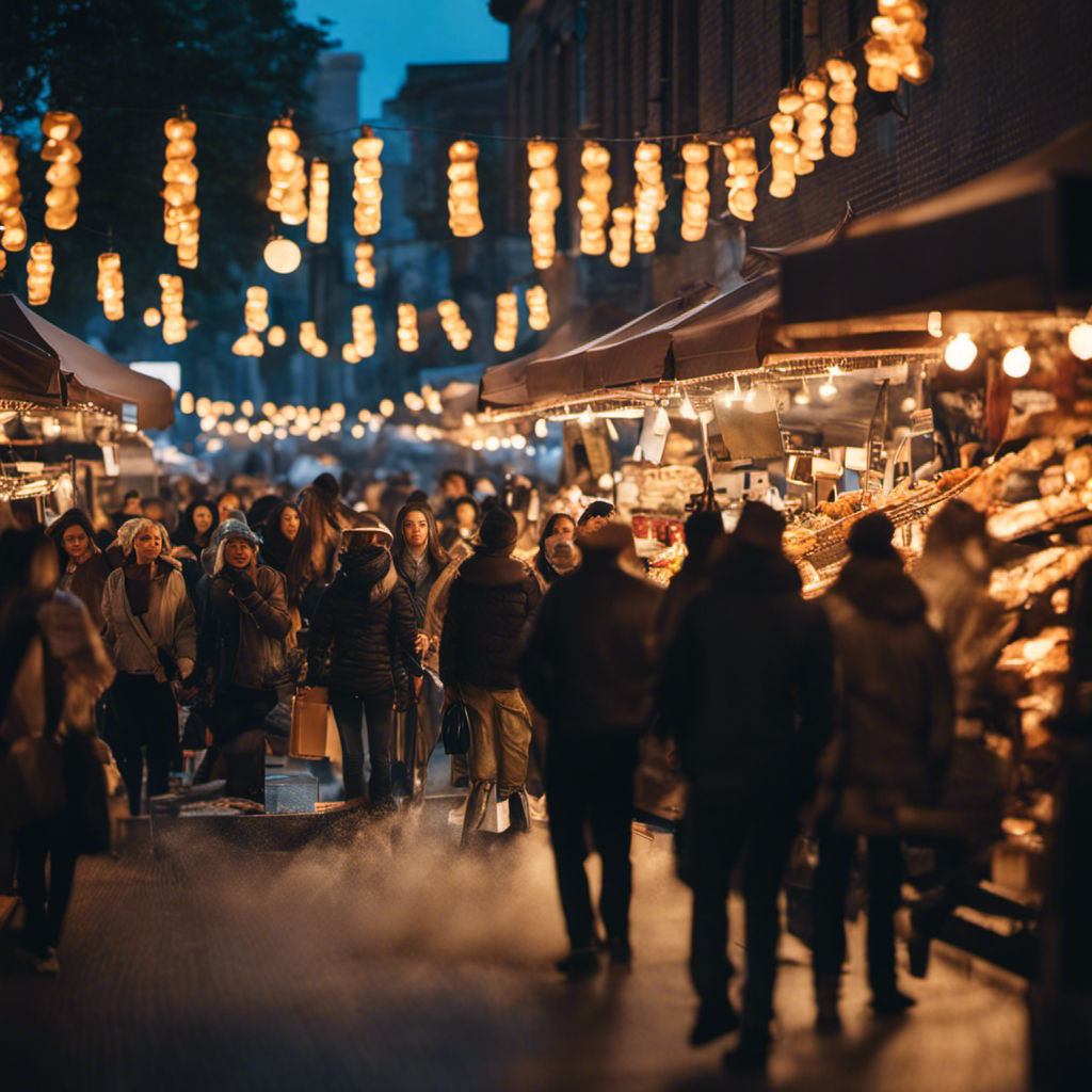 An image depicting a bustling marketplace with shoppers eagerly vying for limited-time Lightning Deals, while others fumble with expired coupons, highlighting the downsides of relying on Amazon Prime Day for discounts