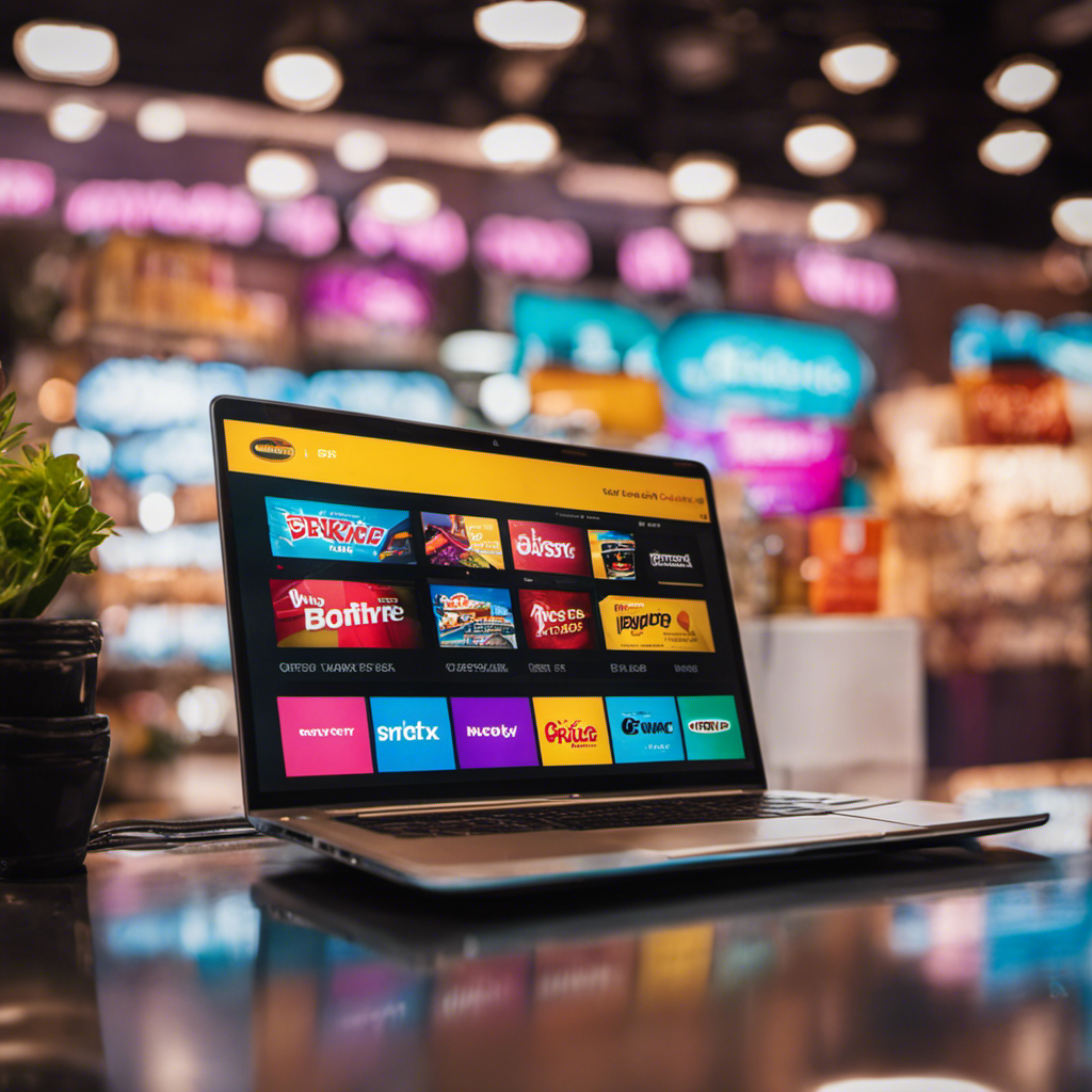 An image showcasing a laptop screen with Price Blink's logo displayed prominently